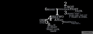 Fight Club Quotes Facebook Cover 