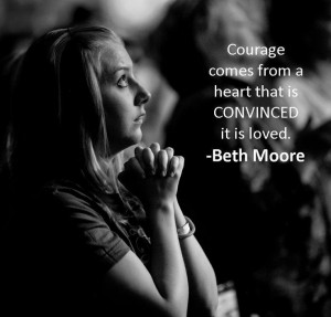 ... comes from a heart that is convinced it is loved