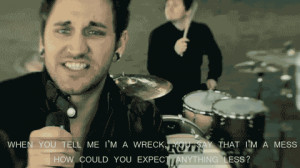 gif mine every avenue tell me i'm a wreck