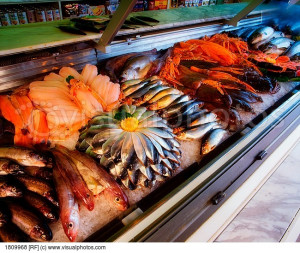Fresh Fish Counter Display