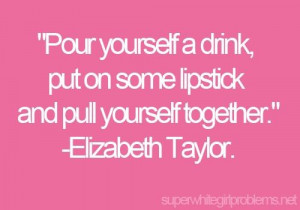 quote #life #drinks #lipstick #pink