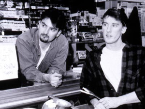 Clerks , 1994 - Brian O’Halloran (Dante) and Jeff Anderson (Randall)