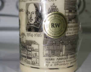 Shakespeare Pillar Candle, Rosalind Walshe Collection ...