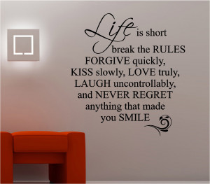 LIFE IS SHORT LOVE