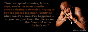 Tupac Quote Facebook Cover