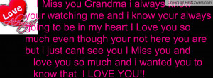 Results For I Miss And Love You Grandma Facebook Covers
