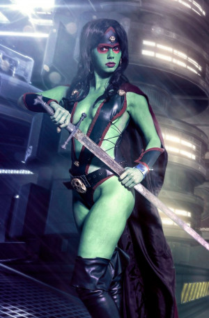 WhiteLemon's Gamora cosplay (Guardians of the Galaxy). That's one ...