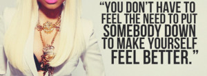 Click to get this awesome nicki minaj quote ghetto facebook cover