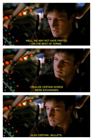 Firefly quote Nathan Fillion