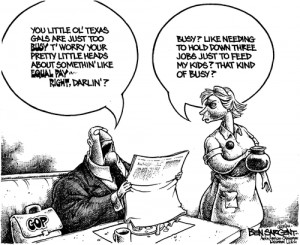 Political Cartoon is by Ben Sargent in the Austin American-Statesman.