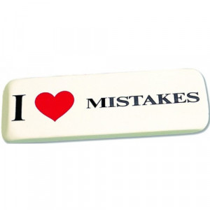 Jumbo Eraser for Big Mistakes