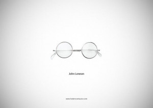 John Lennon Glasses Tattoo Idea