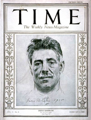 TIME Magazine Cover: Fritz Kreisler -- Feb. 2, 1925