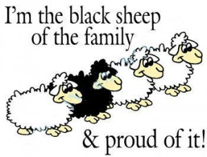 black sheep family black sheep happy hang black sheep feel