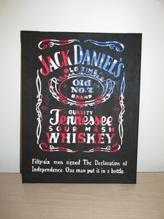 Jack Daniels inspired Logo & American Flag with by PaintedGator, $35 ...