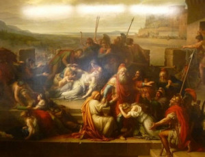 La consternation de la famille Priam - Credit: Étienne-Barthélémy ...