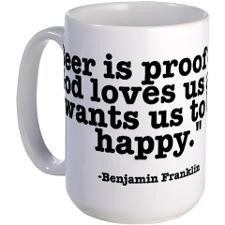 Beer Quotes Large Mug for
