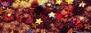 Gold Glitter Stars Hearts Sparkle Cover