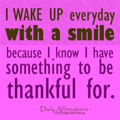 positive affirmations | Daily Positive Affirmations – I WAKE UP ...