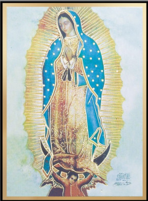 Our Lady of Guadalupe Magnetic Frame 4 Per Pack - Full Color