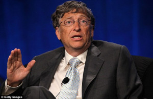 Bill Gates, co-founder and co-chairman of the Bill and Melinda Gates ...