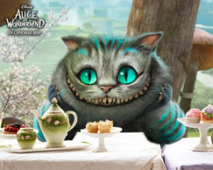 character with a huge grin is Disney’s Cheshire Cat in the “Alice ...