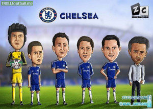 Zezo Cartoon portrait for Chelsea fans