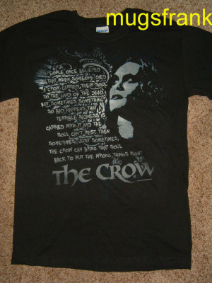 ... popscreen.com/p/MTU4MjQwMTQ2/-The-Crow-Movie-Brandon-Lee-Quote-T-Shirt