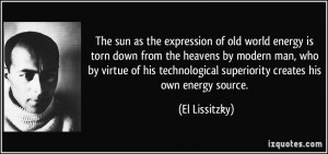 of old world energy is torn down from the heavens by modern man ...