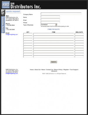 Credit Reference Form – Category 6 Cable Fiber Cable – Value.