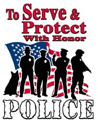 Support your local police officers. Yep cause they are always there ...