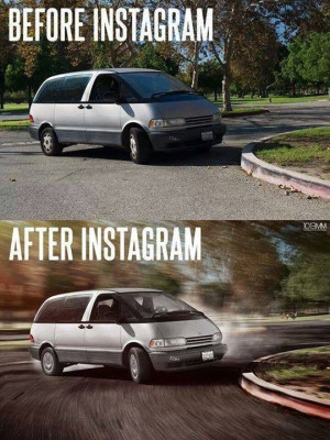 Before Instagram Photos Vs. After Instagram Photos Meme