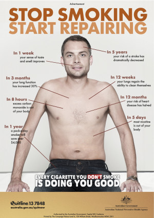 Stop Smoking, Start Repairing Your Body – Great Posters for the ...