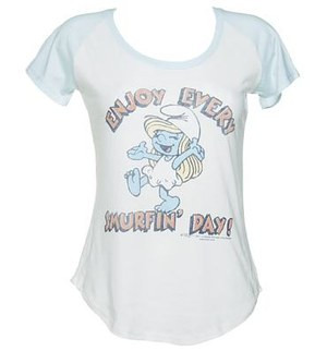 ... Smurfette Enjoy Every Smurfin Day Baseball T-Shirt Profile Photo