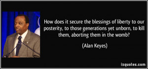 How does it secure the blessings of liberty to our posterity, to those ...