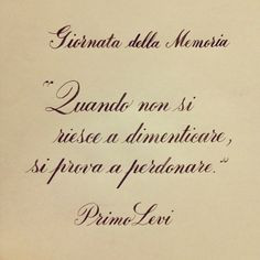 ... Primo Levi 