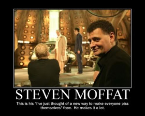 steven moffat producer showrunner and head writer of doctor who