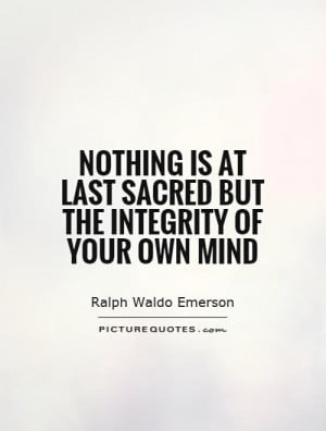 Integrity Quotes And Sayings