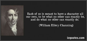 William Ellery Channing quotation