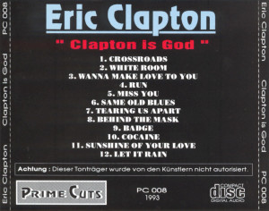 Eric Clapton - Clapton is God!