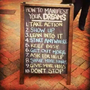 How to manifest your dreams!
