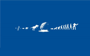 dinosaurs funny master chief evolution blue background Entertainment ...