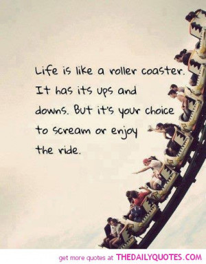 Life Is A Roller Coaster