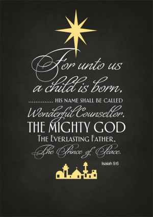 Home > Christmas Cards > Religious > Isaiah 9:6