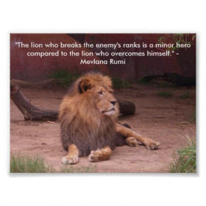 Lion - Quote Posters