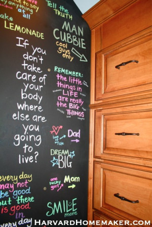 ... to Create a Fun and Inspirational Wall of Quotes! - Harvard Homemaker