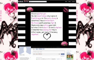 Maybe...Just Maybe... I Like Being Imperfect Facebook Layouts