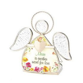 ... Creations 15291 Floral Halo Angel Mom Quote Tea Light Candle Holder