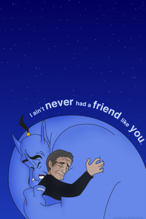 ... for this image include: robin williams, rip, aladdin, genie and friend