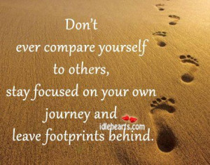 leave your own footprints